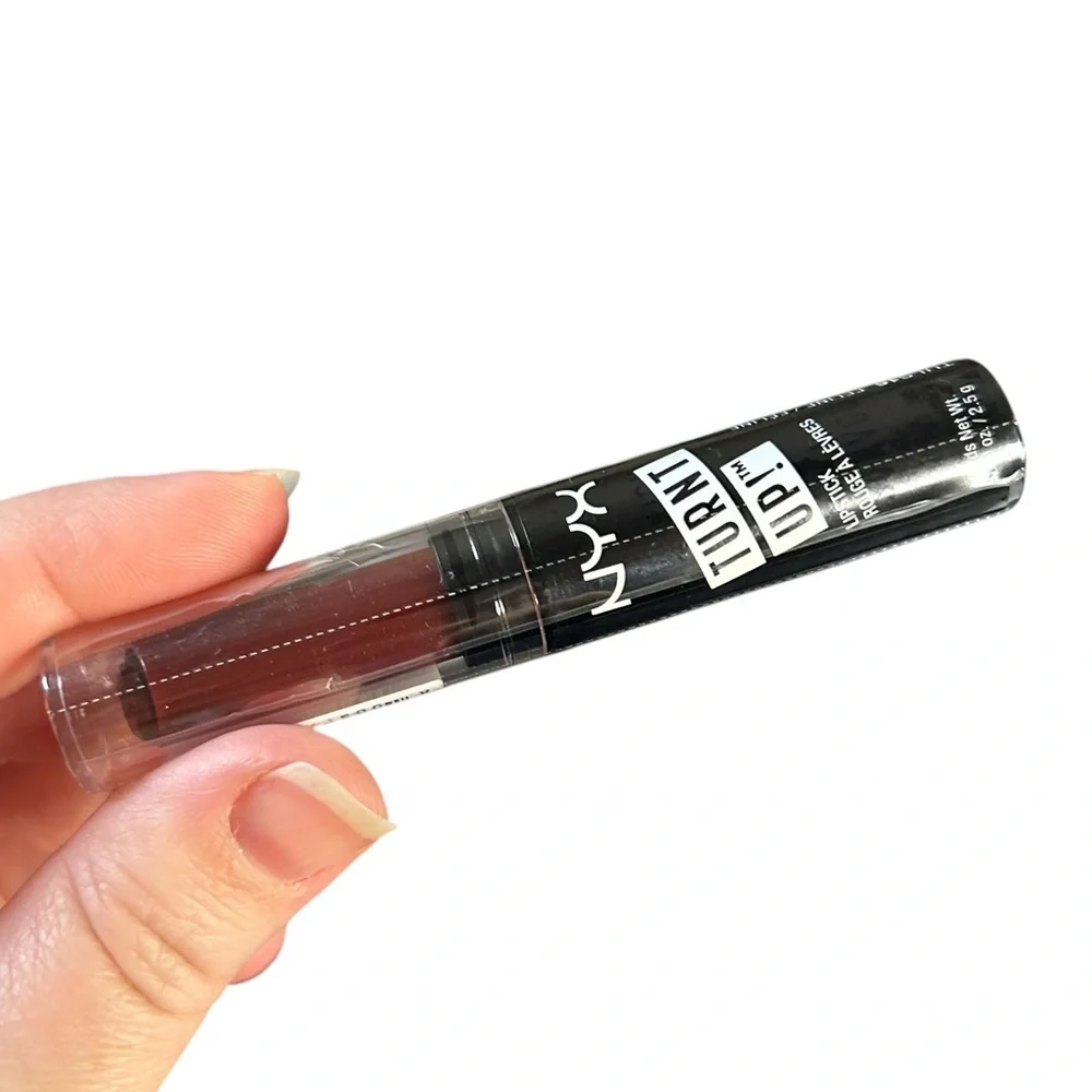 SALE NYX Turnt Up Lipstick Feline Autumn 90s Grunge Vampy Goth Discontinued NWT